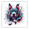 Holographic Breakthrough Pitbull w/ Background