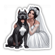 Bride Posing w/ Her Pitbull II