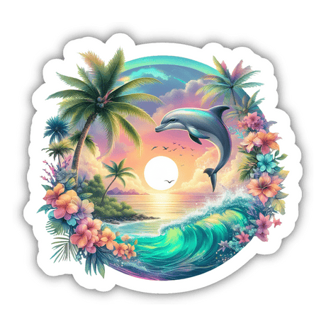 Island Dolphin Sunset II