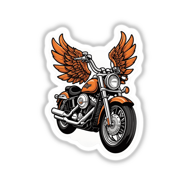 Motorcycle with wings
