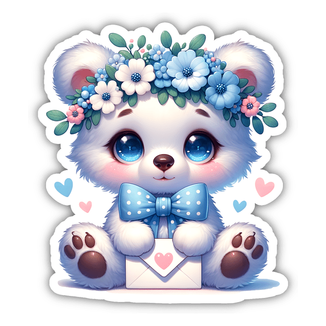 Cute Baby Bear Sticker