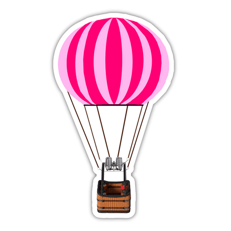 PINK AND MAGENTA HOT AIR BALLOON