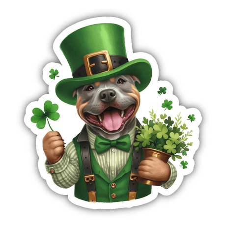 Lucky Clover Leprechaun Pitbull