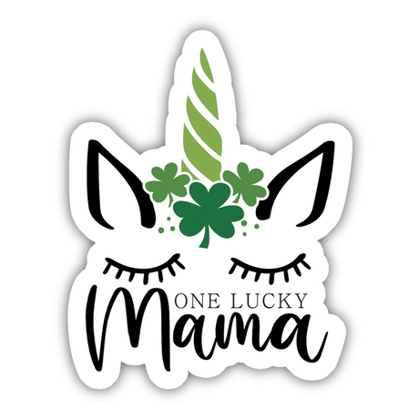 One Lucky Mama St Patrick's Day Sticker